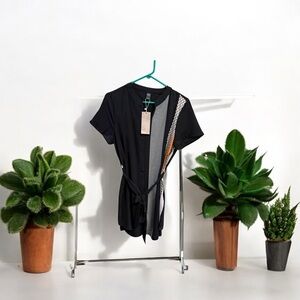 Stylish Black Midi Dress